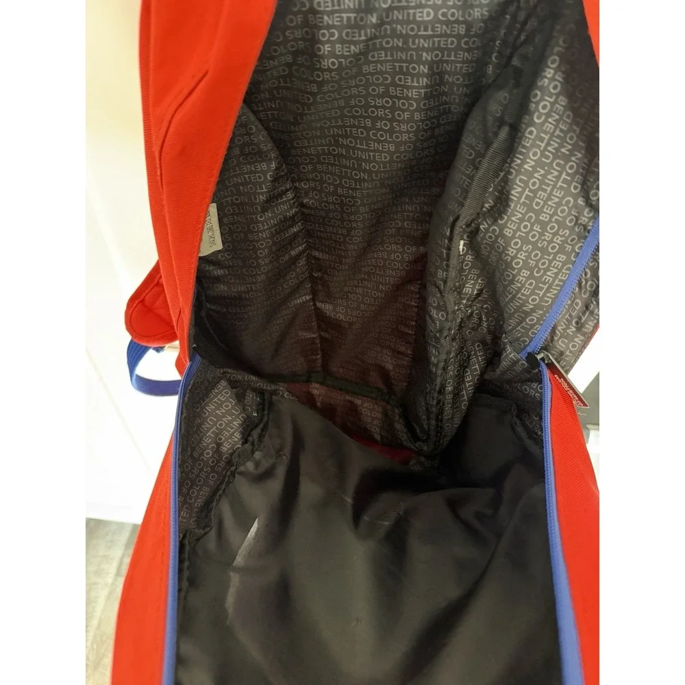 United Colors Of Benetton Red/Blue Backpack Bag